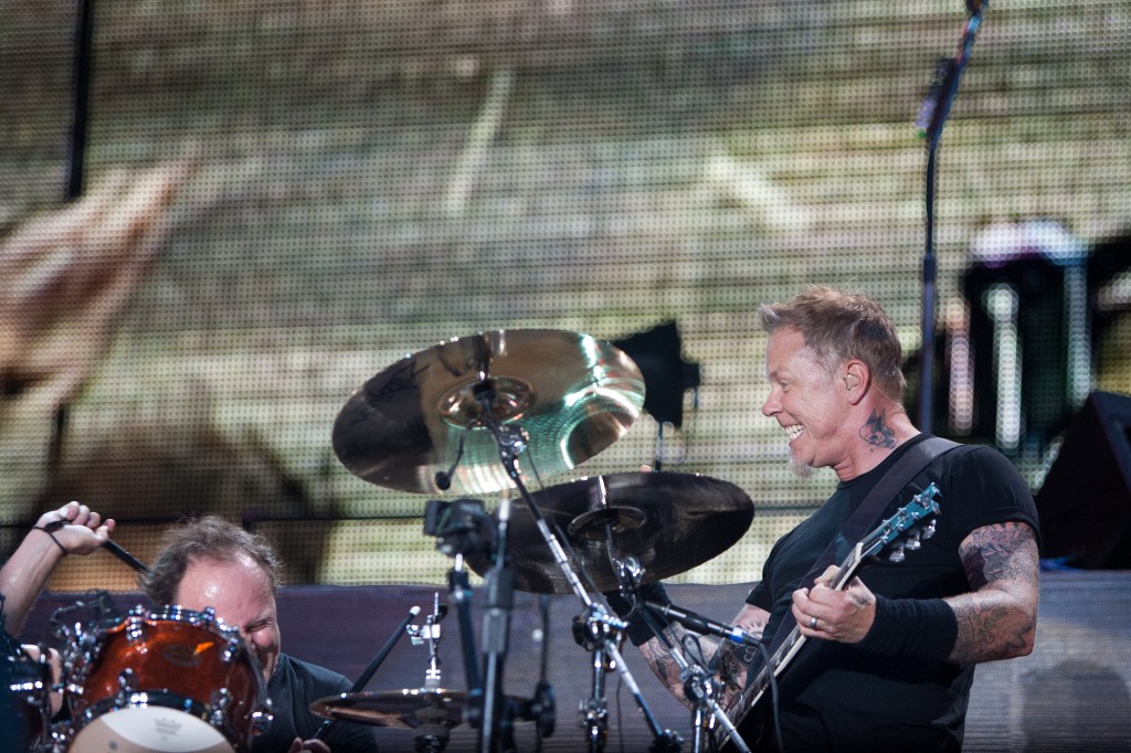  Lars Ulrich and  Kirk Hammett of Metallica