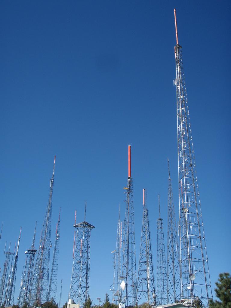 Antennas Near Mt. Wilson Peak