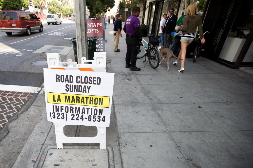 Road Closed : Marathon