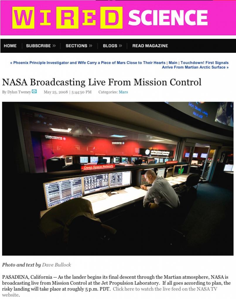WIRED Live from Mission Control